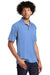 Sport-Tek T474 Mens Dri-Mesh Moisture Wicking Short Sleeve Polo Shirt Carolina Blue Model 3q