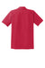 Sport-Tek T474 Mens Dri-Mesh Moisture Wicking Short Sleeve Polo Shirt Engine Red Flat Back