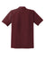 Sport-Tek T474 Mens Dri-Mesh Moisture Wicking Short Sleeve Polo Shirt Maroon Flat Back