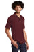 Sport-Tek T474 Mens Dri-Mesh Moisture Wicking Short Sleeve Polo Shirt Maroon Model 3q