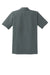 Sport-Tek T474 Mens Dri-Mesh Moisture Wicking Short Sleeve Polo Shirt Steel Grey Flat Back