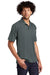 Sport-Tek T474 Mens Dri-Mesh Moisture Wicking Short Sleeve Polo Shirt Steel Grey Model 3q