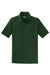 Sport-Tek T475 Mens Dry Zone Moisture Wicking Short Sleeve Polo Shirt Forest Green Flat Front