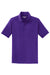 Sport-Tek T475 Mens Dry Zone Moisture Wicking Short Sleeve Polo Shirt Purple Flat Front