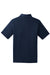 Sport-Tek T475 Mens Dry Zone Moisture Wicking Short Sleeve Polo Shirt True Navy Blue Flat Back