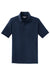 Sport-Tek T475 Mens Dry Zone Moisture Wicking Short Sleeve Polo Shirt True Navy Blue Flat Front