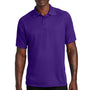 Sport-Tek Mens Dry Zone Moisture Wicking Short Sleeve Polo Shirt - Purple