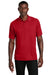 Sport-Tek T475 Mens Dry Zone Moisture Wicking Short Sleeve Polo Shirt True Red Model Front