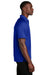 Sport-Tek T475 Mens Dry Zone Moisture Wicking Short Sleeve Polo Shirt True Royal Blue Model Side