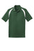 Sport-Tek T476 Mens Dry Zone Moisture Wicking Short Sleeve Polo Shirt Forest Green/White Flat Front