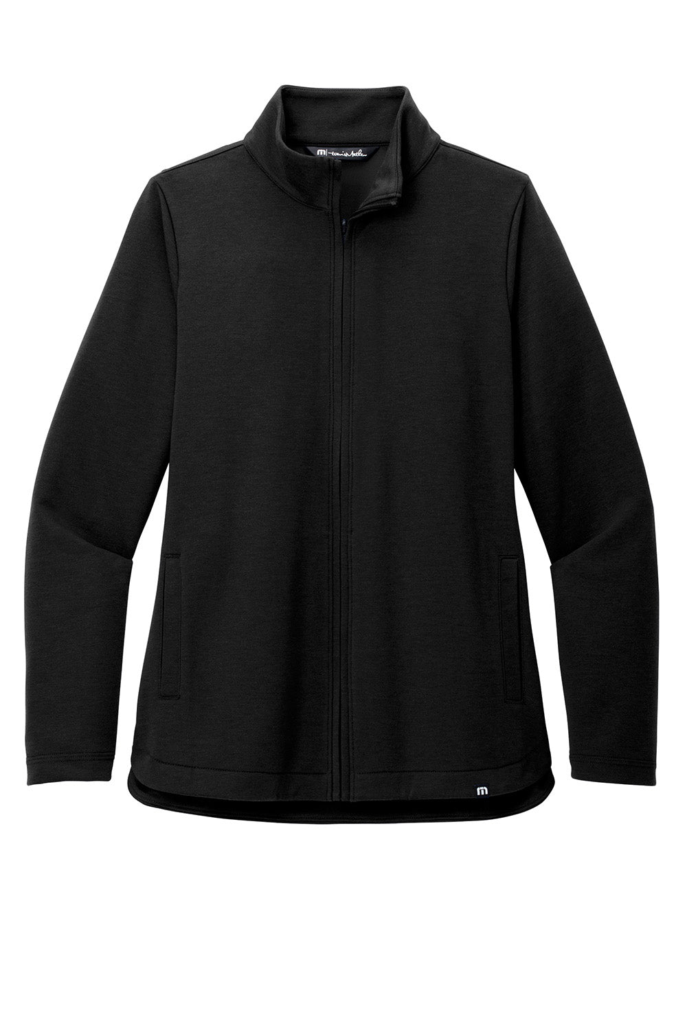 TravisMathew TM1LD001 Womens Coveside Full Zip Jacket Black Flat Front