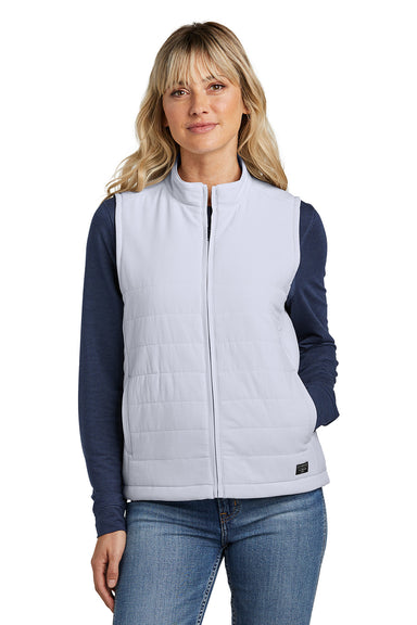 TravisMathew TM1LD002 Womens Cold Bay Full Zip Vest Microchip Grey Model Front