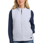 TravisMathew Womens Cold Bay Full Zip Vest - Microchip Grey - New