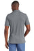 TravisMathew TM1MAA369 Mens Sunnyvale Short Sleeve Polo Shirt Heather Dark Grey Model Back