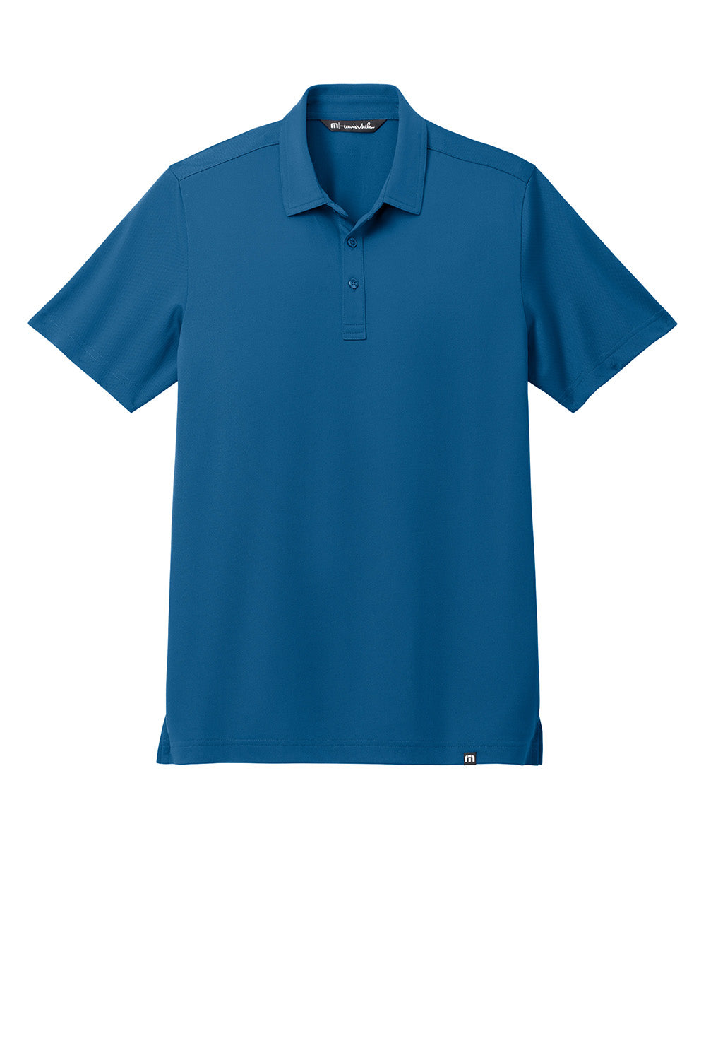 TravisMathew TM1MAA370 Mens Cabana Short Sleeve Polo Shirt Classic Blue Flat Front