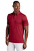 TravisMathew TM1MAA370 Mens Cabana Short Sleeve Polo Shirt Crimson Red Model Front