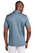 TravisMathew TM1MAA370 Mens Cabana Short Sleeve Polo Shirt Light Denim Blue Model Back