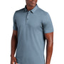 TravisMathew Mens Cabana Wrinkle Resistant Short Sleeve Polo Shirt - Light Denim Blue - New