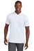 TravisMathew TM1MAA370 Mens Cabana Short Sleeve Polo Shirt White Model Front