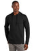 TravisMathew TM1MZ337 Mens Coveside Hooded Sweatshirt Hoodie Black Model Front