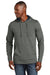 TravisMathew TM1MZ337 Mens Coveside Hooded Sweatshirt Hoodie Heather Dark Grey Model Front