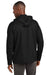 TravisMathew TM1MZ338 Mens Balboa Full Zip Hooded Jacket Black Model Back