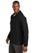 TravisMathew TM1MZ338 Mens Balboa Full Zip Hooded Jacket Black Model Side