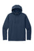 TravisMathew TM1MZ338 Mens Balboa Full Zip Hooded Jacket Heather Night Blue Flat Front