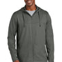 TravisMathew Mens Balboa Full Zip Hooded Jacket - Heather Dark Grey - New