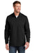 TravisMathew TM1MZ339 Mens Coveside 1/4 Zip Sweatshirt Black Model Front