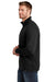 TravisMathew TM1MZ339 Mens Coveside 1/4 Zip Sweatshirt Black Model Side