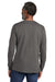 Volunteer Knitwear VL100LS Mens USA Made All American Long Sleeve Crewneck T-Shirt Steel Grey Model Back