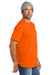 Volunteer Knitwear VL100P Mens USA Made All American Short Sleeve Crewneck T-Shirt w/ Pocket Safety Orange Model Side