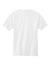 Volunteer Knitwear VL100P Mens USA Made All American Short Sleeve Crewneck T-Shirt w/ Pocket White Flat Back