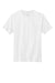 Volunteer Knitwear VL100P Mens USA Made All American Short Sleeve Crewneck T-Shirt w/ Pocket White Flat Front