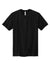 Volunteer Knitwear VL100 Mens USA Made All American Short Sleeve Crewneck T-Shirt Deep Black Flat Front