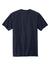 Volunteer Knitwear VL100 Mens USA Made All American Short Sleeve Crewneck T-Shirt Strong Navy Blue Flat Back