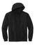 Volunteer Knitwear VL130H Mens USA Made Chore Fleece Hooded Sweatshirt Hoodie Deep Black Flat Front