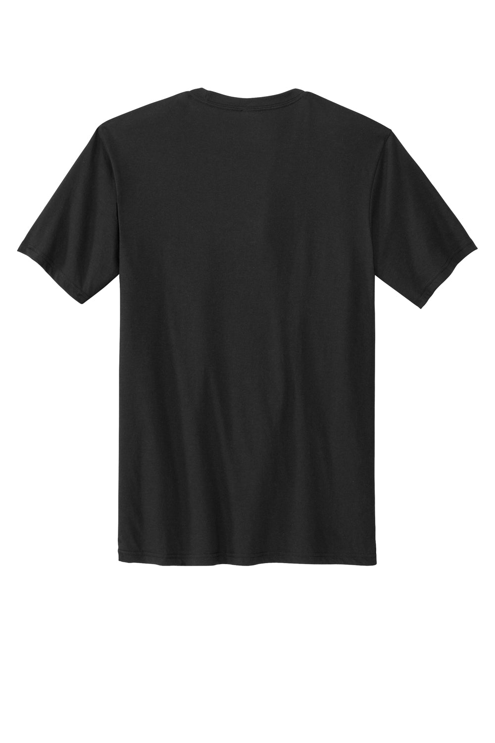 Volunteer Knitwear VL40 Mens USA Made Short Sleeve Crewneck T-Shirt Black Flat Back