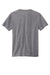 Volunteer Knitwear VL40 Mens USA Made Short Sleeve Crewneck T-Shirt Heather Grey Flat Back