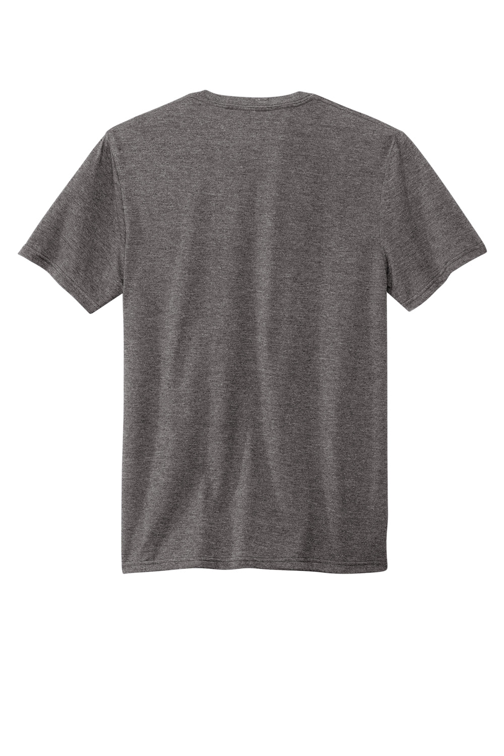 Volunteer Knitwear VL40 Mens USA Made Short Sleeve Crewneck T-Shirt Heather Steel Grey Flat Back