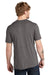 Volunteer Knitwear VL40 Mens USA Made Short Sleeve Crewneck T-Shirt Heather Steel Grey Model Back