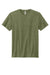 Volunteer Knitwear VL40 Mens USA Made Short Sleeve Crewneck T-Shirt Heather Military Green Flat Front