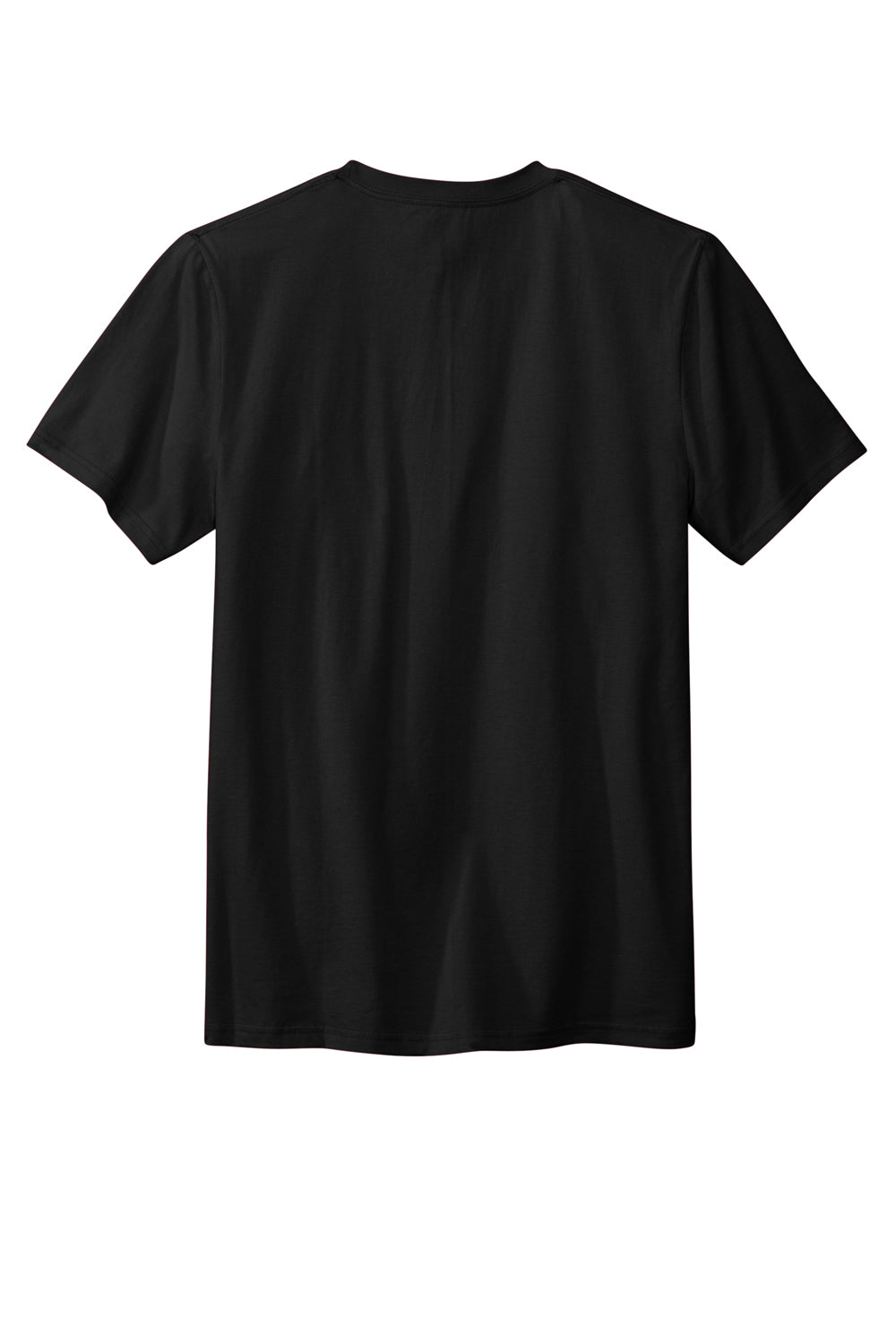 Volunteer Knitwear VL45 Mens USA Made Daily Short Sleeve Crewneck T-Shirt Deep Black Flat Back