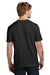 Volunteer Knitwear VL45 Mens USA Made Daily Short Sleeve Crewneck T-Shirt Deep Black Model Back