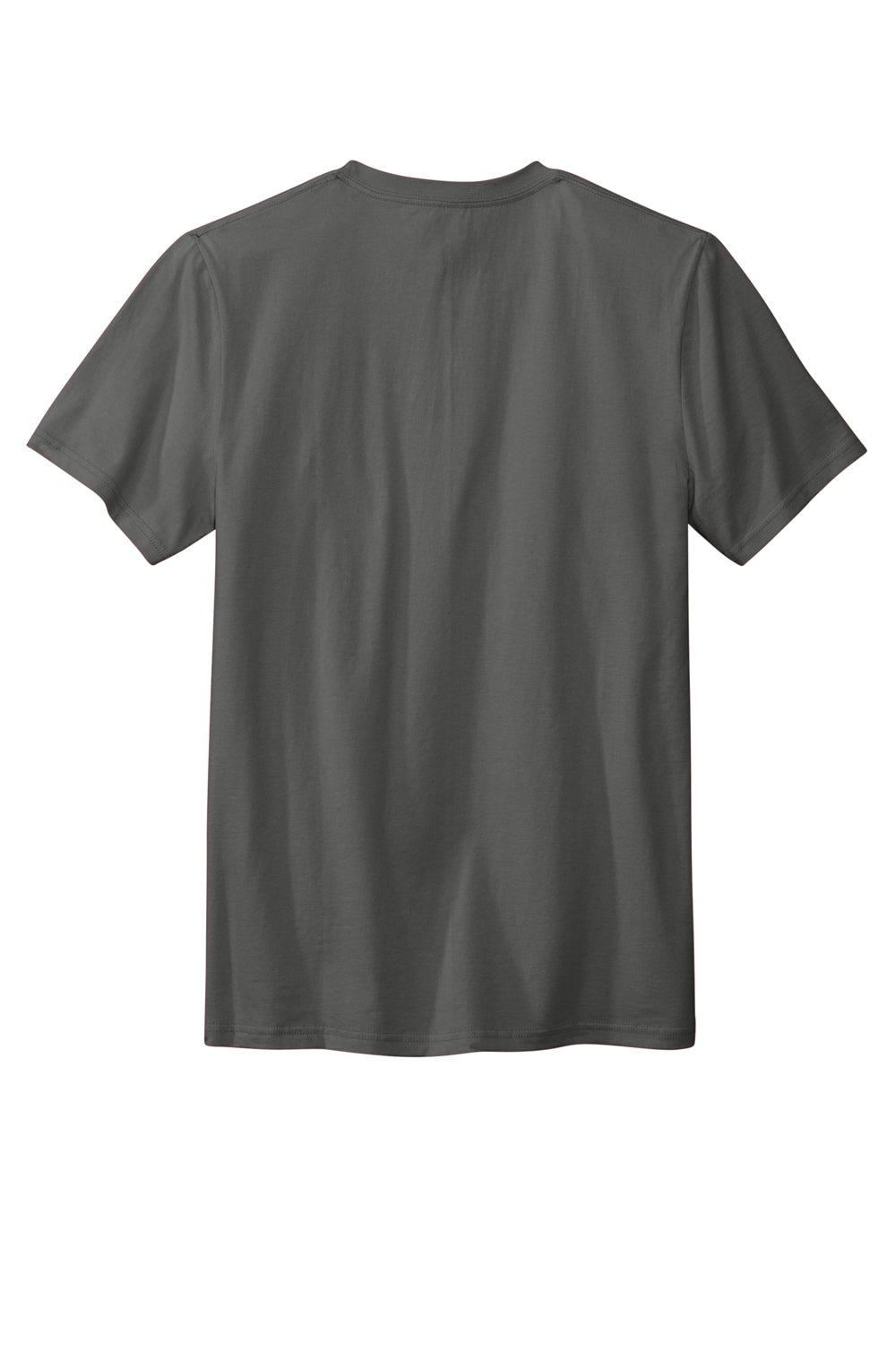 Volunteer Knitwear VL45 Mens USA Made Daily Short Sleeve Crewneck T-Shirt Steel Grey Flat Back