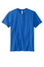 Volunteer Knitwear VL45 Mens USA Made Daily Short Sleeve Crewneck T-Shirt True Royal Blue Flat Front