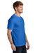 Volunteer Knitwear VL45 Mens USA Made Daily Short Sleeve Crewneck T-Shirt True Royal Blue Model Side