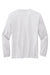 Volunteer Knitwear VL60LS Mens USA Made Chore Long Sleeve Crewneck T-Shirt Heather Grey Flat Back