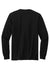 Volunteer Knitwear VL60LS Mens USA Made Chore Long Sleeve Crewneck T-Shirt Deep Black Flat Back